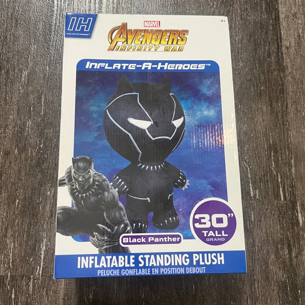 Marvel Avengers Infinity War Inflatable Black Panther Plush 30"‎ New